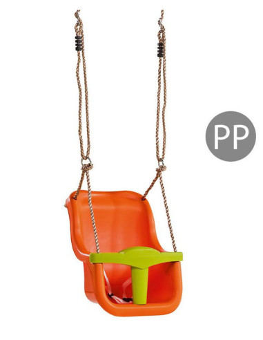 Leagan Baby Seat LUXE Culoare: Orange/Lime Green, franghie PP