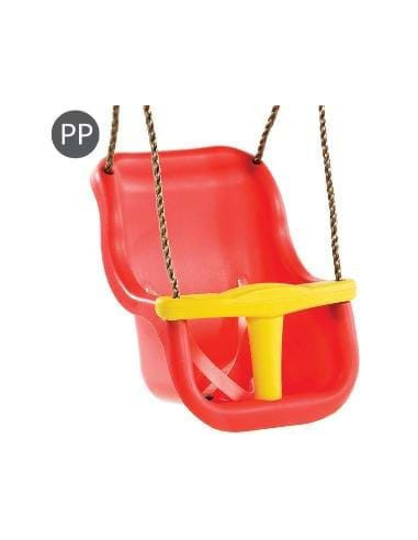 Leagan Baby Seat LUXE Culoare: Rosu/Galben, franghie: PP