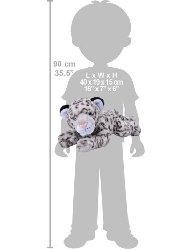 Leopard Ecokins - Jucarie Plus Wild Republic 30 cm,WR24726