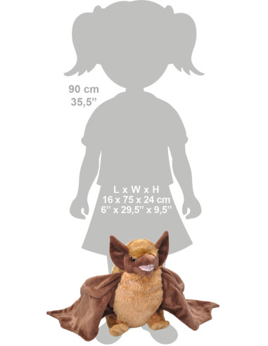 Liliac - Jucarie Plus Wild Republic 30 cm,WR19341