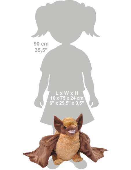 Liliac - Jucarie Plus Wild Republic 30 cm,WR19341