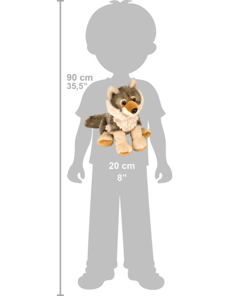 Lup - Jucarie Plus Wild Republic 20 cm,WR10852