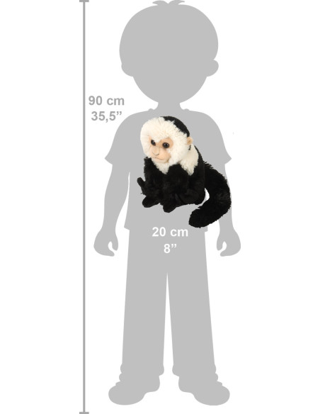 Maimuta Capucin - Jucarie Plus Wild Republic 20 cm,WR12274