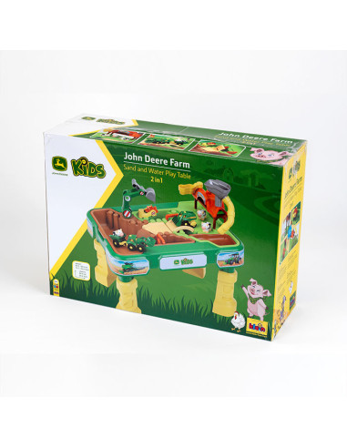 Masuta de joaca cu apa si nisip 2 in 1 - Ferma John Deere,TK3948