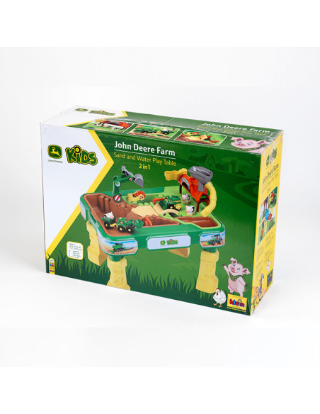 Masuta de joaca cu apa si nisip 2 in 1 - Ferma John Deere,TK3948