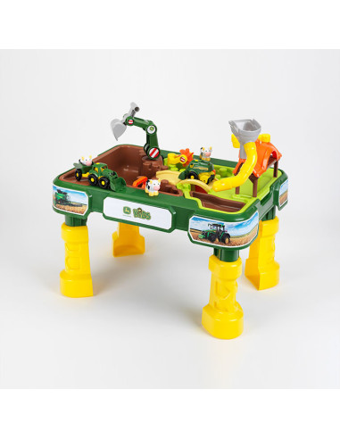 Masuta de joaca cu apa si nisip 2 in 1 - Ferma John Deere,TK3948