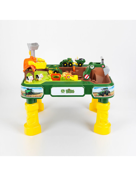 Masuta de joaca cu apa si nisip 2 in 1 - Ferma John Deere,TK3948