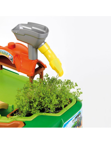 Masuta de joaca cu apa si nisip 2 in 1 - Ferma John Deere,TK3948