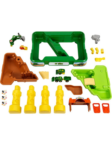 Masuta de joaca cu apa si nisip 2 in 1 - Ferma John Deere,TK3948