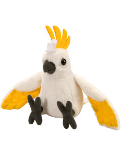 Papagal Cacadu Umbrelat Alb - Jucarie Plus Wild Republic 20 2