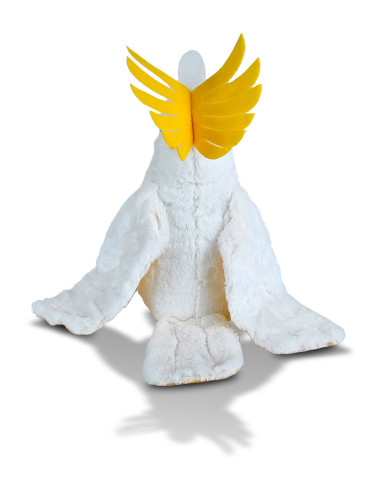 Papagal Cacadu Umbrelat Alb - Jucarie Plus Wild Republic 30