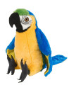 Papagal Macaw Galben - Jucarie Plus Wild Republic 30 cm,WR12248