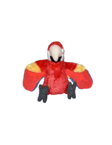 Papagal Macaw Stacojiu - Jucarie Plus Wild Republic 20