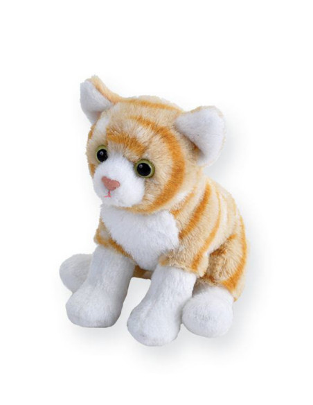 Pisica Vargata Portocalie - Jucarie Plus Wild Republic 13