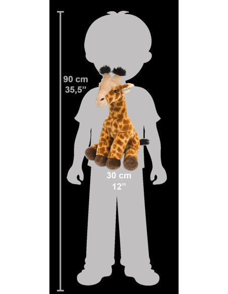 Pui de Girafa - Jucarie Plus Wild Republic 30 cm,WR10905
