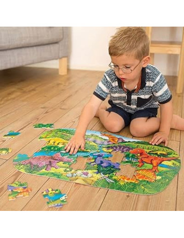 Puzzle de podea Dinozauri (50 piese) BIG DINOSAURS,OR256