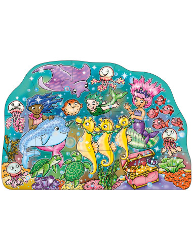 Puzzle de podea Distractia Sirenelor MERMAID FUN PUZZLE,OR294