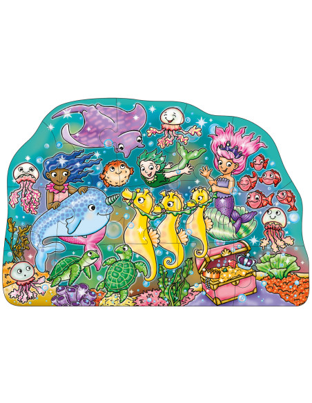 Puzzle de podea Distractia Sirenelor MERMAID FUN PUZZLE,OR294