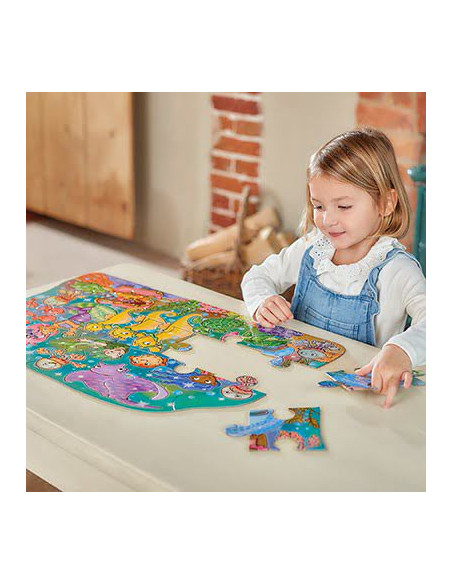 Puzzle de podea Distractia Sirenelor MERMAID FUN PUZZLE,OR294