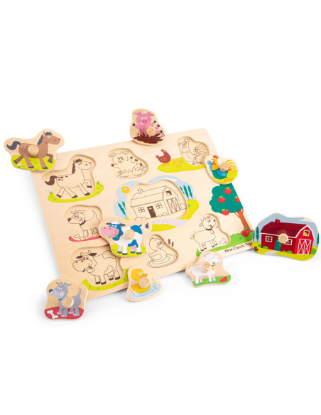 Puzzle lemn Ferma 9 piese NEW,NC10430