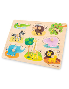 Puzzle lemn Safari 9 piese NEW,NC10431 2