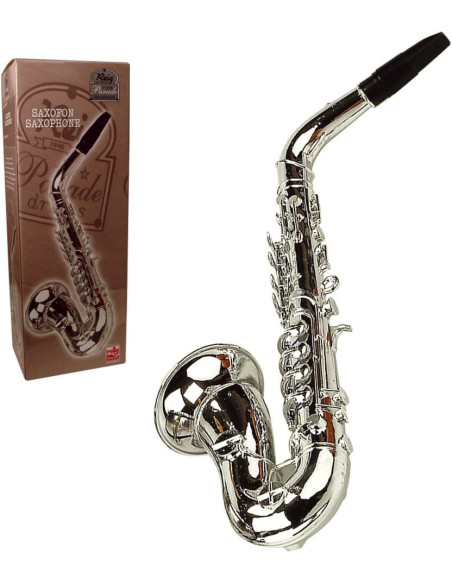 Saxofon plastic metalizat, 8 note,RG284