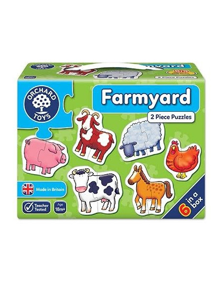Set 6 puzzle Ferma (2 piese) FARMYARD,OR202