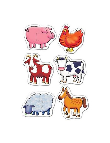 Set 6 puzzle Ferma (2 piese) FARMYARD,OR202