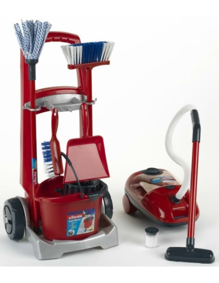 Set carucior pentru menaj si aspirator Vileda,TK6742