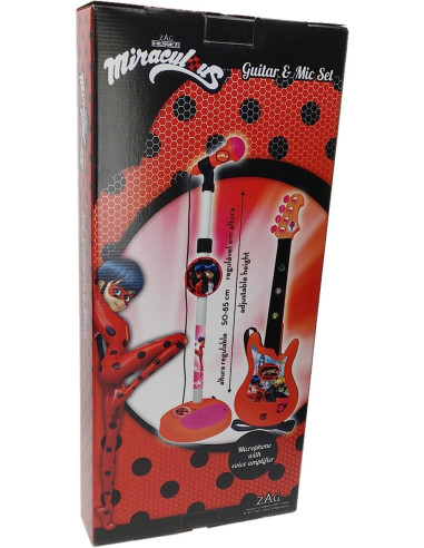 Set chitara si microfon Miraculous,RG2675