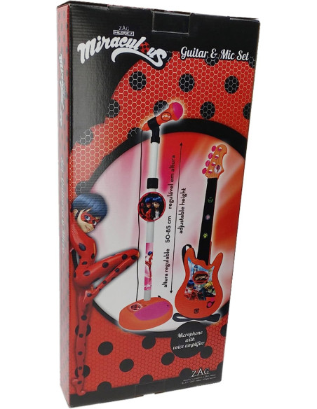 Set chitara si microfon Miraculous,RG2675