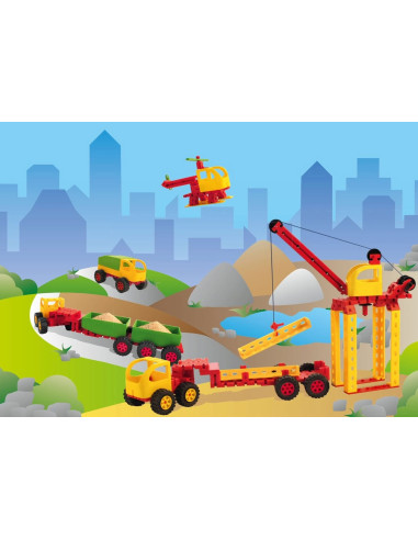 Set constructie JUNIOR Jumbo Starter 16 modele,FT511930