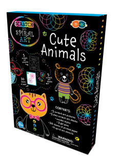 Set Creatie Scratch & Spiral - Animale Dragute,BB182 2