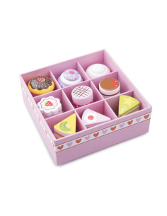 Set de 9 prajituri in cutie de cadou,NC0626 2