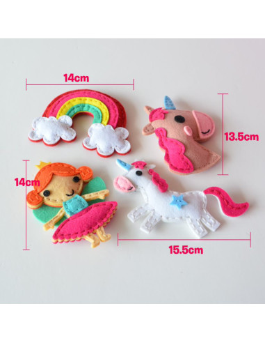 BB185,Set de cusut - Lumea Unicornilor
