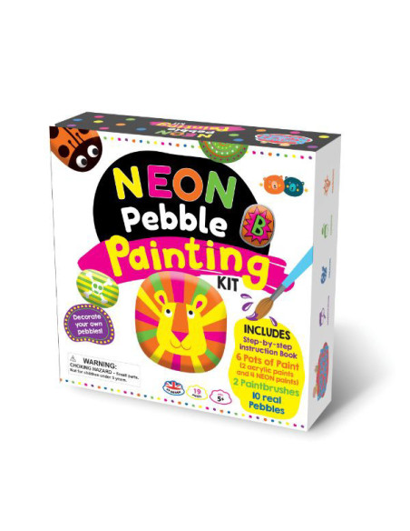 BB074,Set de pictat pietre - Neon