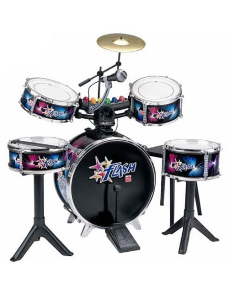 Set tobe (baterie) FLASH, cu lumini si microfon,RG619