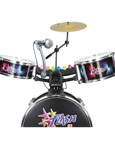 Set tobe (baterie) FLASH, cu lumini si microfon,RG619