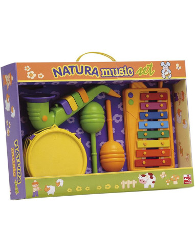 Set Xilofon, tamburina, saxofon si maracas,RG220