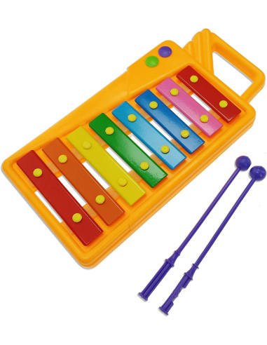 Set Xilofon, tamburina, saxofon si maracas,RG220