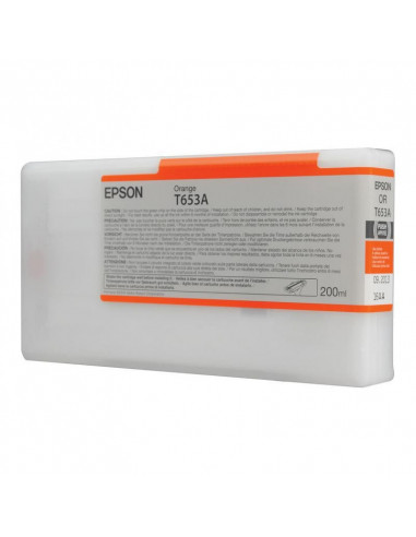 Cartus cerneala original Epson C13T653A00, T653A, Orange,T653A