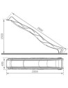Tobogan HDPE Tsuri Rampa 150 cm, Lime Green,KB402.015.013.001