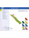 Tobogan HDPE Tsuri Rampa 150 cm, Lime Green,KB402.015.013.001