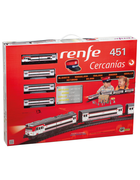 Trenulet electric calatori Cercanias RENFE 451 metalic, cu