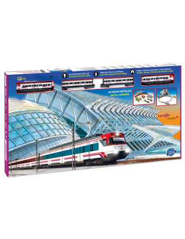 Trenulet electric calatori Cercanias RENFE cu