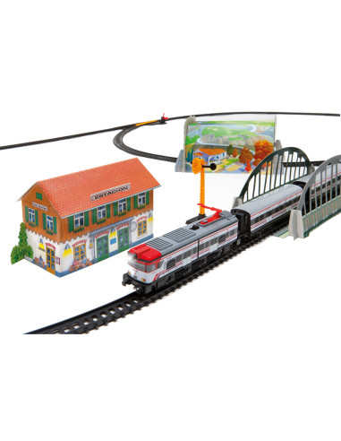 Trenulet electric calatori Cercanias RENFE cu