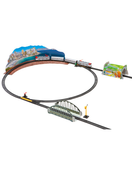 Trenulet electric calatori Cercanias RENFE cu