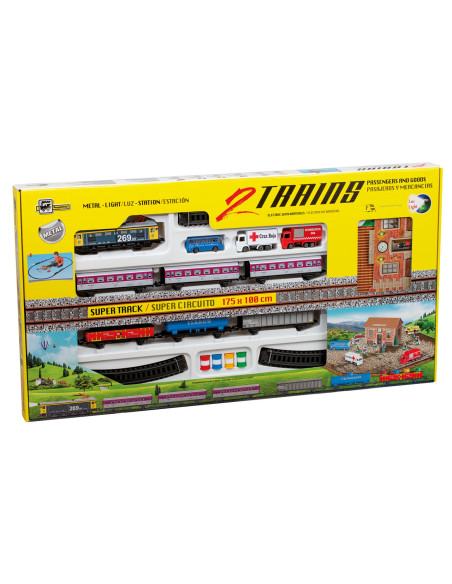 Trenulet electric calatori si marfa DOBLE TREN,SE8412514009004