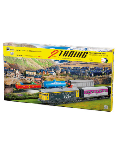 Trenulet electric calatori si marfa DOBLE TREN,SE8412514009004