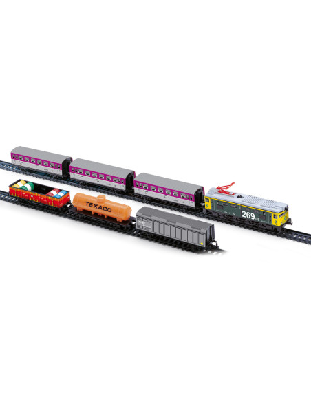 Trenulet electric calatori si marfa DOBLE TREN,SE8412514009004